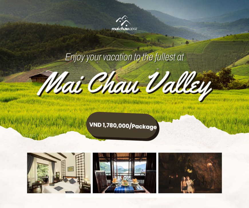 Enjoy a relaxing Getaway at Mai Chau Lodge with a super special offer